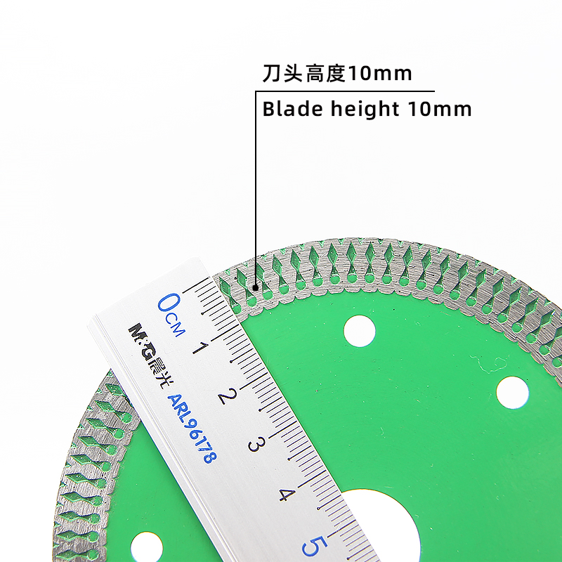 110 mesh wave tile blades green diamond blades